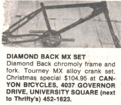 diamondback pro bmx