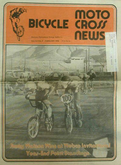 jimmy watson brian ramocinski bmx bicycle motocross news 02 1976