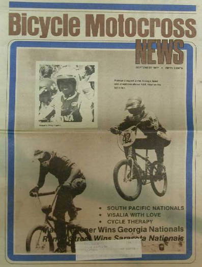rory ingano john george bmx bicycle motocross news 09 1977