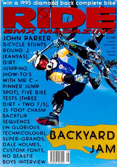 john parker Ride BMX UK cover